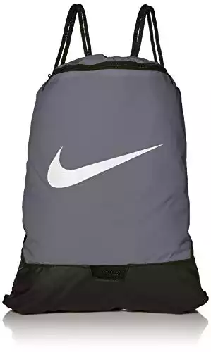 Nike Brasilia Drawstring Backpack with Zipper Pocket