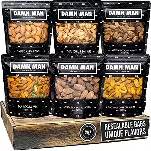 Nuts Gift Basket w/ 6 Varieties