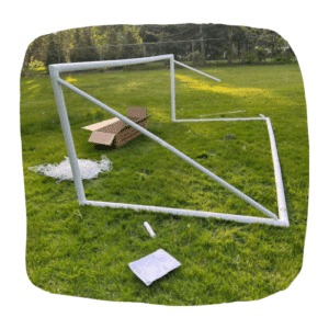 soccer goal setup