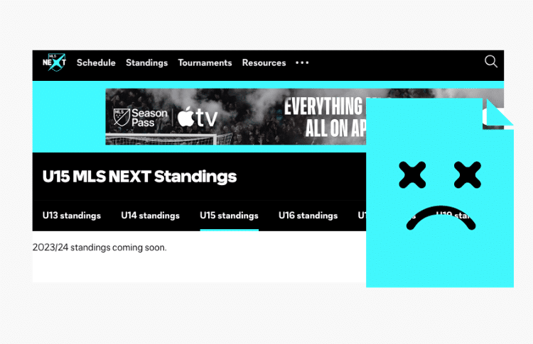 Where Are the MLS NEXT Standings & Schedule?