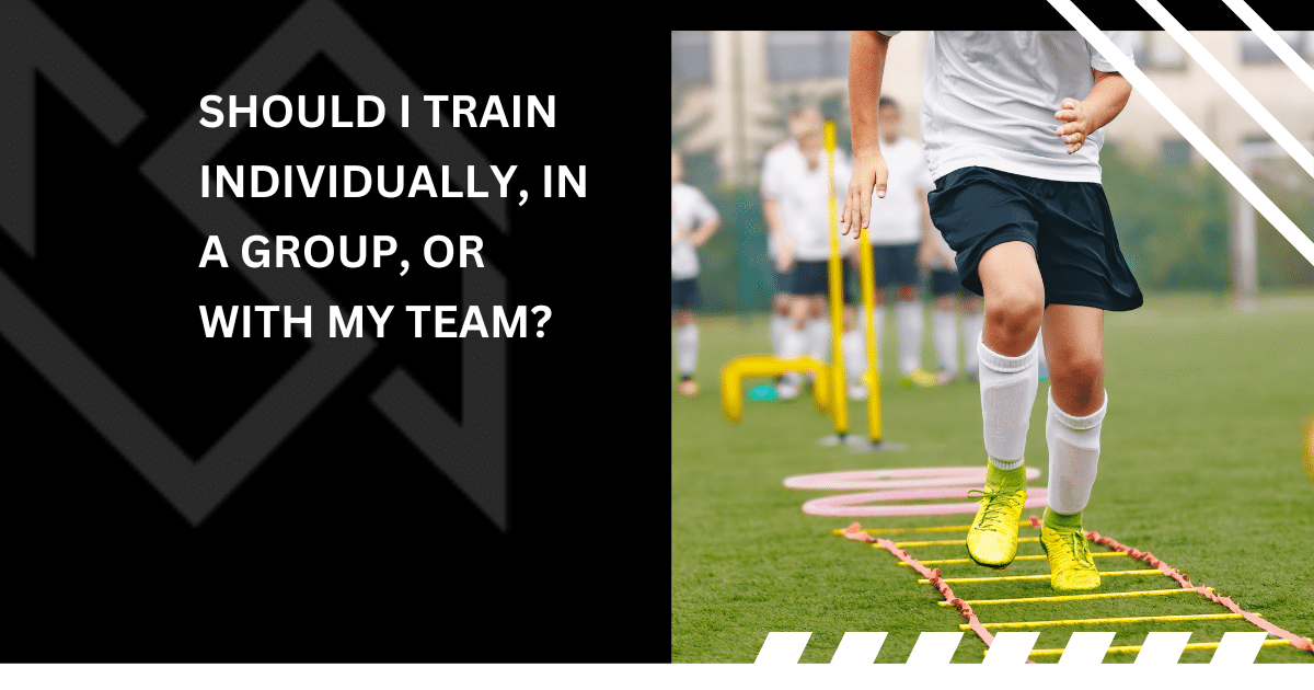 Should I Train Individually, in a Group, or with My Team