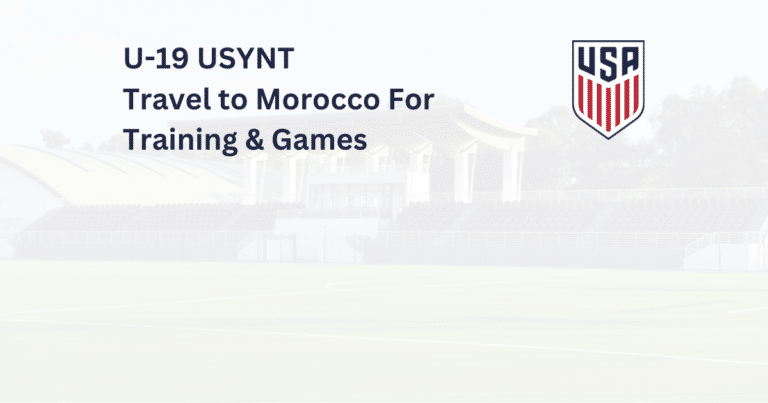 U-19 USYNT Travel to Morocco For Training & Games