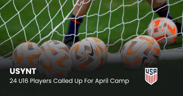 24 U16 Players Called Up For April Camp