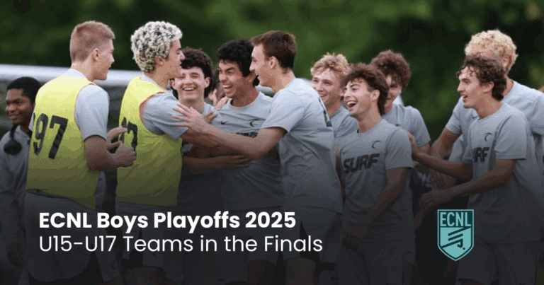 ECNL Boys Playoffs 2025 U15-U17 Teams in the Finals