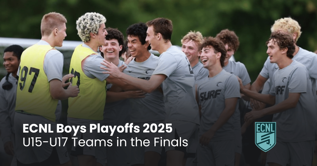 ECNL Boys Playoffs 2025 U15-U17 Teams in the Finals