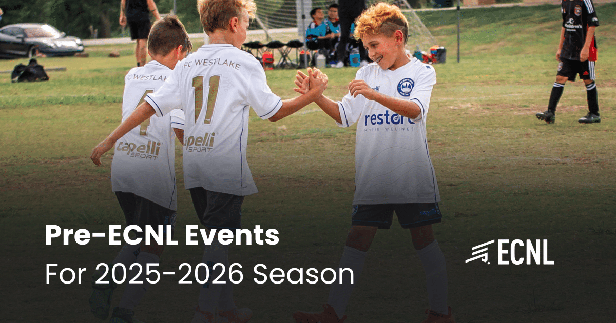 Pre-ECNL event schedules announced for 2025-26 season