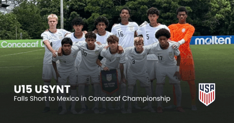 U15 USYNT Falls Short to Mexico in Concacaf Championship
