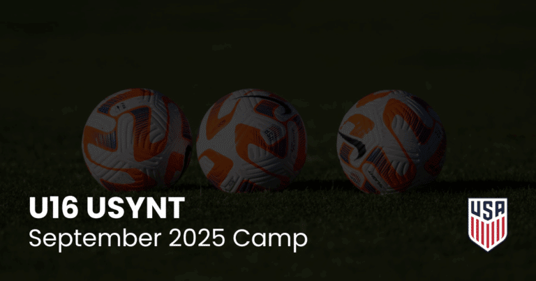 USYNT Announces September Camp Roster for U16 Boys