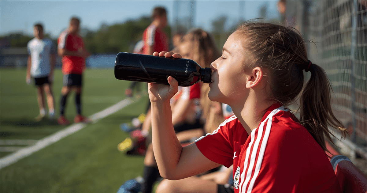 soccer water bottle